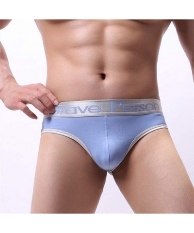 Underwear for Men- Men's Sexy Thong Underwear Low Rise Bikini T-Back G-String - Light Blue - C5196EYYCYS $12.33 G-Strings & T...