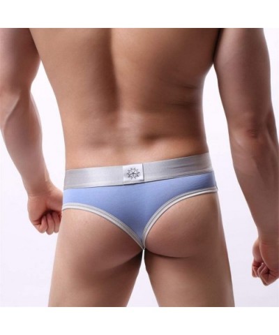 Underwear for Men- Men's Sexy Thong Underwear Low Rise Bikini T-Back G-String - Light Blue - C5196EYYCYS $12.33 G-Strings & T...