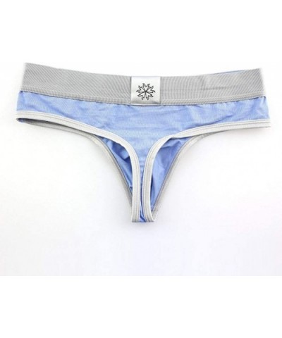 Underwear for Men- Men's Sexy Thong Underwear Low Rise Bikini T-Back G-String - Light Blue - C5196EYYCYS $12.33 G-Strings & T...