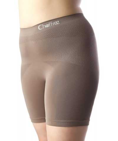 Womens Anti Chafing Long Leg Briefs- Stop Thigh Rubbing Underwear 1PK - Truffle - CM11OJJ26Y3 $76.58 Panties