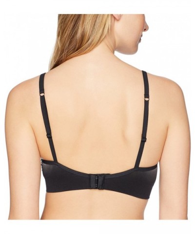 Women's Criss Cross Cropped Push-up Bralette (for A-C cups) - Black Dip Dye - CV188ZS8D4D $16.74 Bras