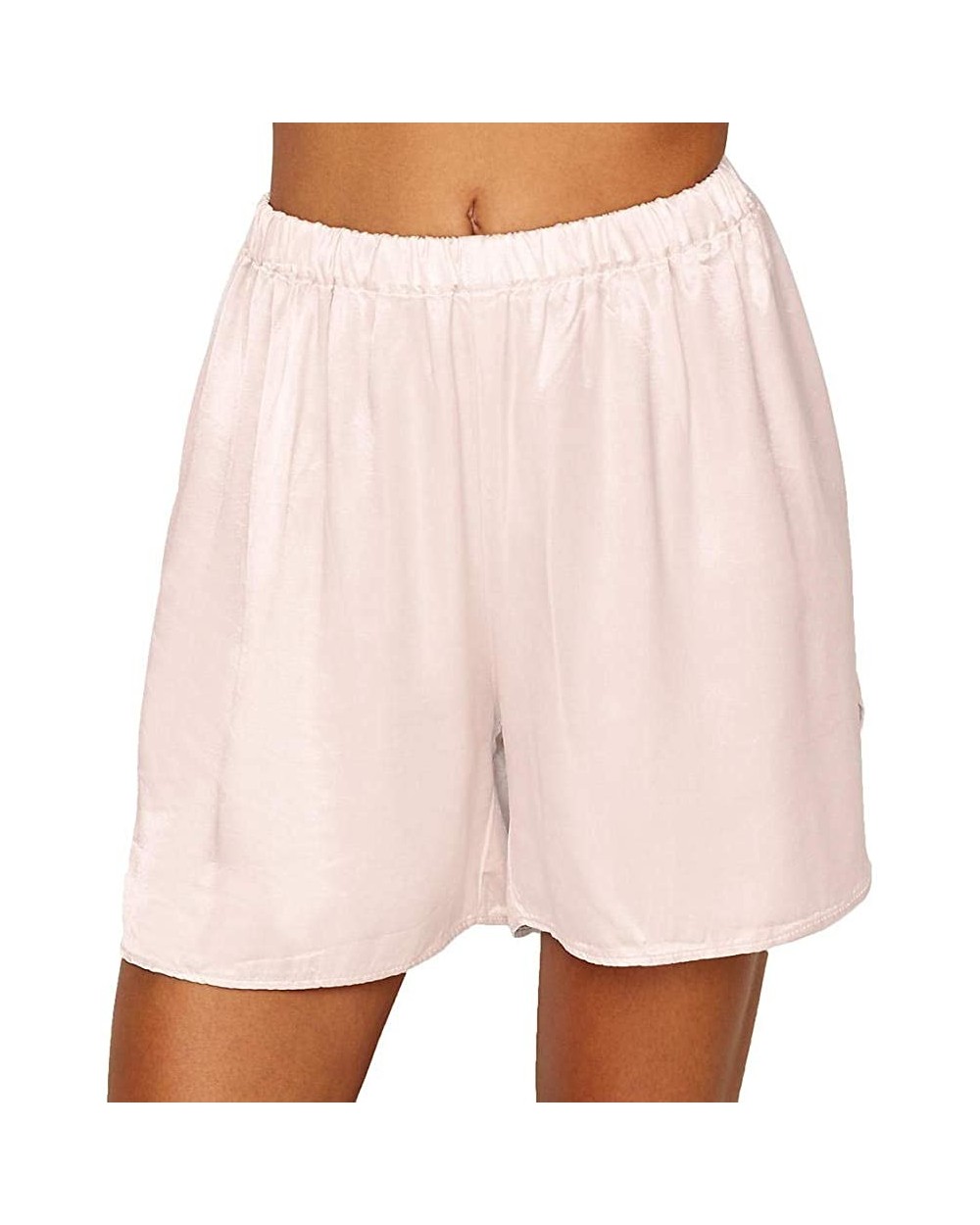 Women's Satin Short Britt - Blush - C418L3AGAMC $59.00 Bottoms