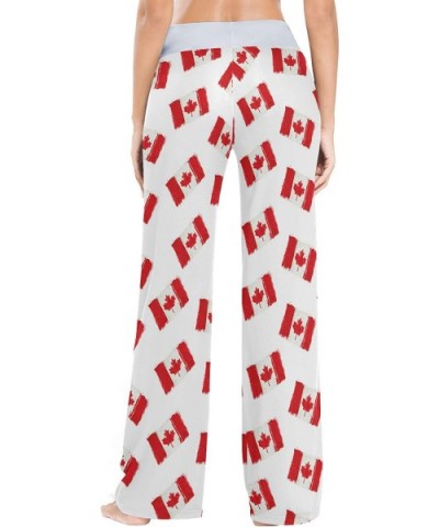 Women's Loose Casual Comfy Pajama Pants Drawstring Palazzo Wide Leg Lounge Pants - Color8 - CL197EK2CS6 $44.59 Bottoms