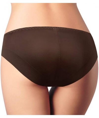 Big Girl Little Women Slim Comfort Fit Soft Brief Set Underwear No Panty Line Invisible - Brown_5 Pack - CQ18SSUHNLU $11.89 P...