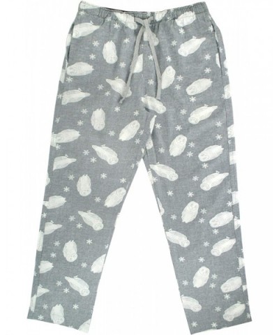 Women's Colorful Animal Dog Fox Print Soft Flannel Sleep Bottom Pants - Grey Owl Print - C4193YESSAK $38.45 Bottoms