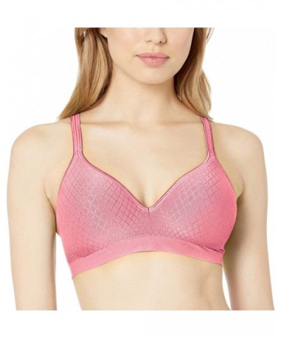 Women's Perfect Coverage Foam Wirefree - Coral Tide Point D'esprit - C218M4G5H8G $26.45 Bras