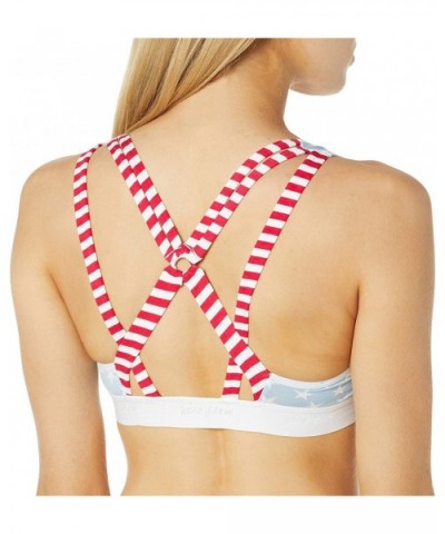 Intimates Women's Charlie Racerback Bra - Stars N' Stripes - CG12D4XR6X5 $26.07 Bras