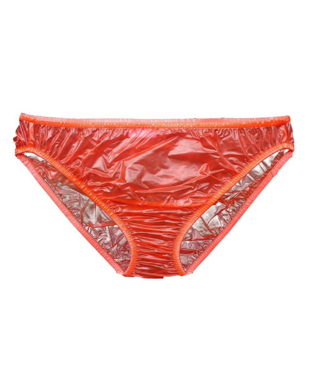 Plastic Bikini Panties PVC Underwear 3 Pack (XX-Large- Red) - Red - CS18LSU236U $22.08 Panties