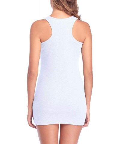 Women's Basic Cotton Camisole Shelf Bra Layering Cami Tank Tops - White/Racerback - CU18IHNANTL $26.55 Camisoles & Tanks