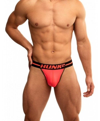 Men's Premium Soft-Fabric Thongs Chic Enhancing Underwear Pouch - Angreifen² - C4196EHRTGU $26.73 G-Strings & Thongs