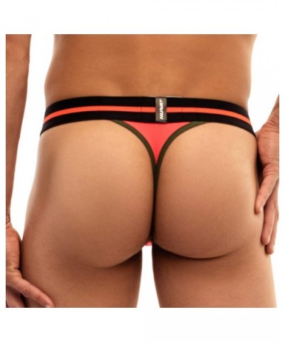 Men's Premium Soft-Fabric Thongs Chic Enhancing Underwear Pouch - Angreifen² - C4196EHRTGU $26.73 G-Strings & Thongs