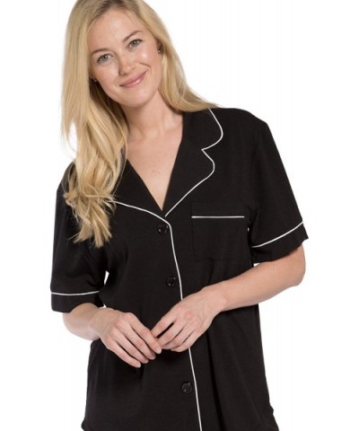 Women's Tranquil Dreams Capri Pajama Set - Black - C6128NS99EF $79.19 Sets