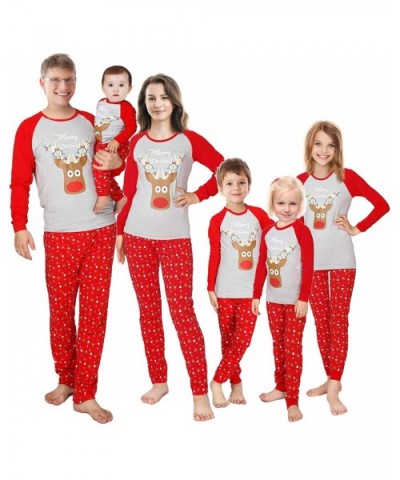 Family Matching Christmas Pajamas Sleepwear Set - Women-rudolph - CV18Y9ALZ73 $34.96 Sets