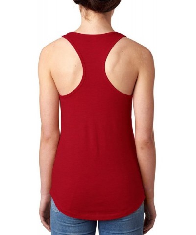 The Lake is Calling and I Must Go Womens Racerback Tank Top - Red - CA18864MDZQ $19.73 Camisoles & Tanks