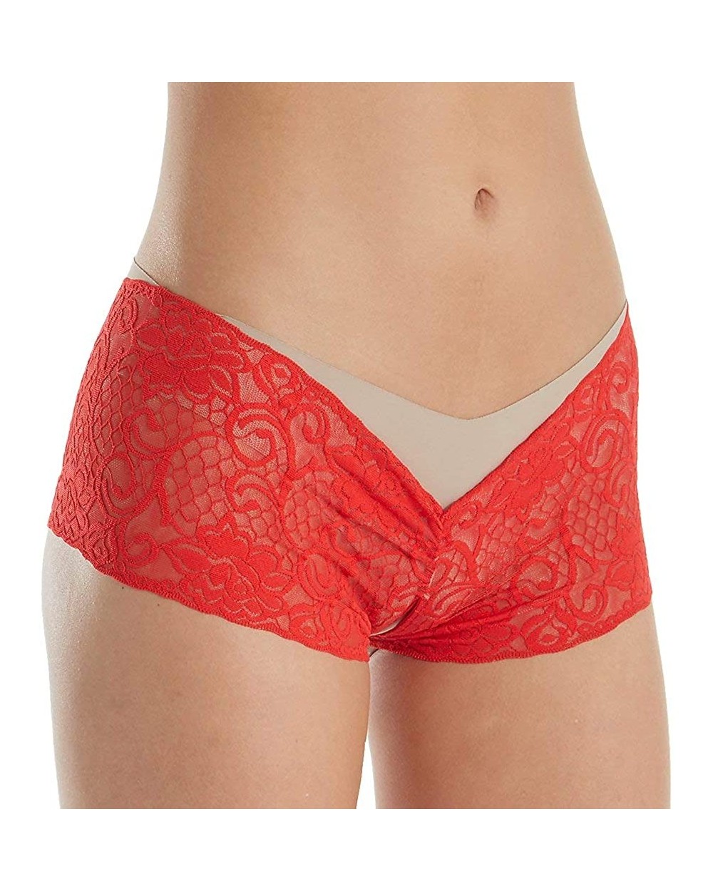 Women Underwear Sexy Lingerie Panties Thong Boyhort Cage Panty De Mujer - Red_style_98 - CY186XZO2OG $14.38 Panties