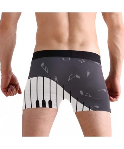 Mens Boxer Briefs Underwear Breathable Pouch Soft Underwear - Piano - C318ARKOLLU $25.46 Boxer Briefs