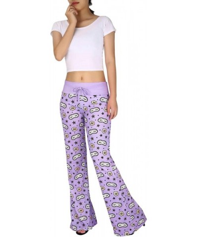 Womens Pajama Pants Wide Leg Sleepwear Casual Loose Lounge PJ Bottoms - Sleep Mask - C418W2AO44O $24.10 Bottoms