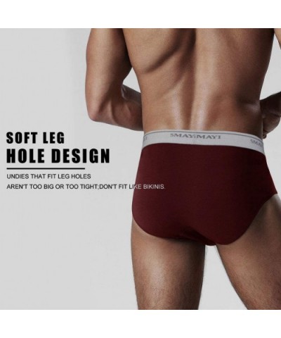 Mens Briefs Underwear Multipack Cotton Men's Soft Breathable Briefs - C 5 Pairs Mens Underwear - CW18ZZ3LGXE $36.53 Briefs