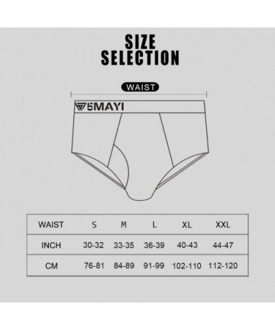 Mens Briefs Underwear Multipack Cotton Men's Soft Breathable Briefs - C 5 Pairs Mens Underwear - CW18ZZ3LGXE $36.53 Briefs