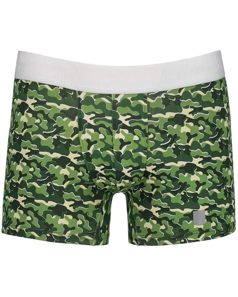 Fashion Men Underwear Boxer Briefs Ultra Soft Breathable Premium Cotton Green Camo Print Cool Army Collection - CJ18LX0LYIO $...