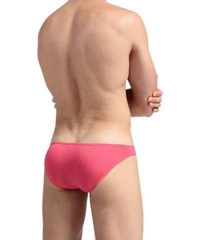 Men's Sexy Elephant Nasal Panties Modal Triangle Briefs - Watermelon Red - CJ18ZEENG5M $14.99 Briefs