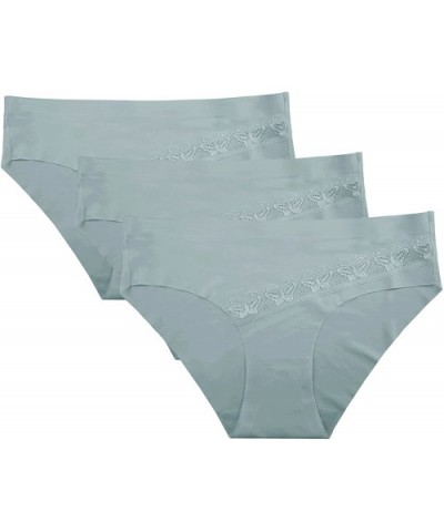 Laser Cut Brief with Design Women's Panties - 3 Pack - White - C517XXNL5N9 $29.24 Panties