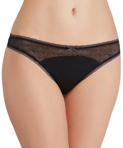 Women's Deco Vibe Underwire Brazilian - Black - CN11OQ4THRZ $33.58 Panties