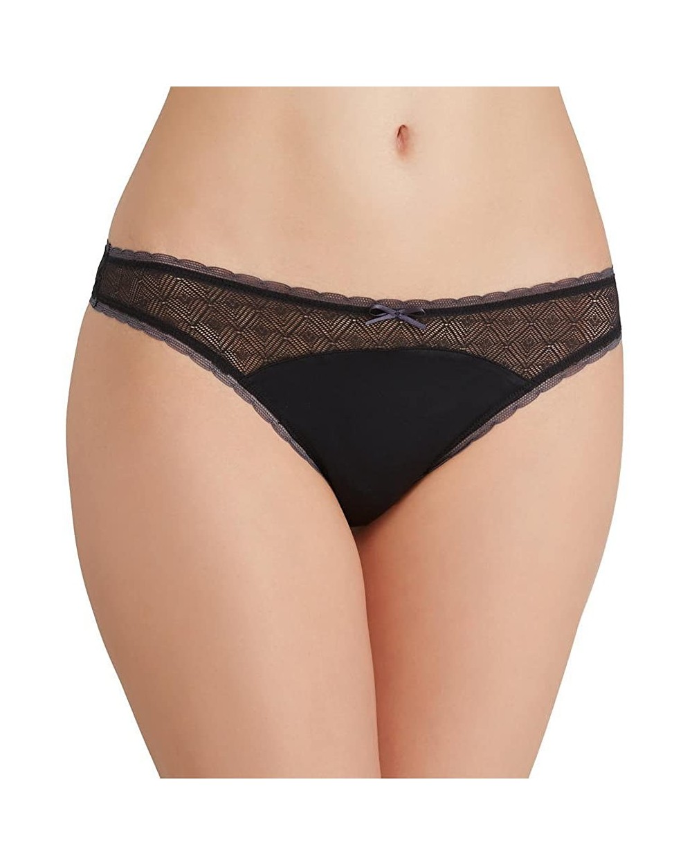 Women's Deco Vibe Underwire Brazilian - Black - CN11OQ4THRZ $33.58 Panties