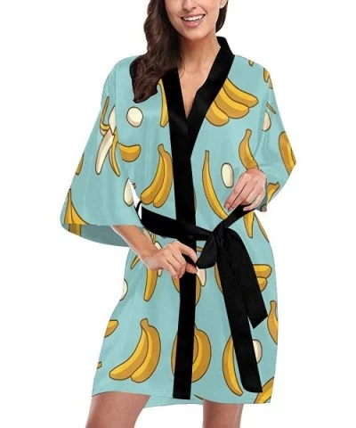 Custom Abstract Geometric Marble Women Kimono Robes Beach Cover Up for Parties Wedding (XS-2XL) - Multi 4 - CO190Z34HUN $78.1...