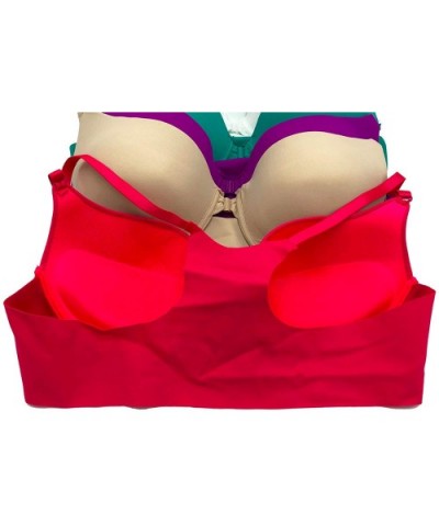 6 pcs Open Front T-Back Raceback Plain Front Closure Bra B/C - 68410 - CX18M6CW3LY $54.33 Bras