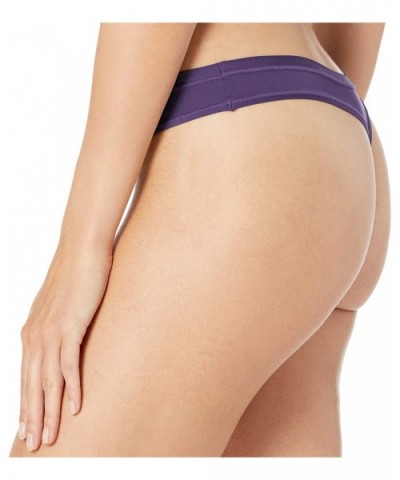 Women's Future Foundation Thong Panty - Grape - C618L6Q4OOD $12.31 Panties