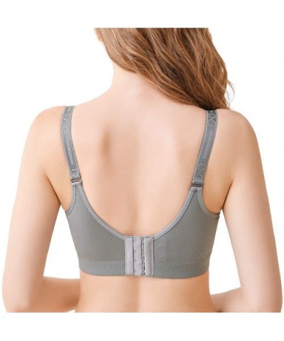 Padded Push Up Lace Bras for 34A to 44C Underwire - Grey - C6190ONHCXN $30.80 Bras