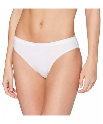 Women's Cotton Sensation Bikini 71403 - White - CP18HMCGNRI $55.91 Panties