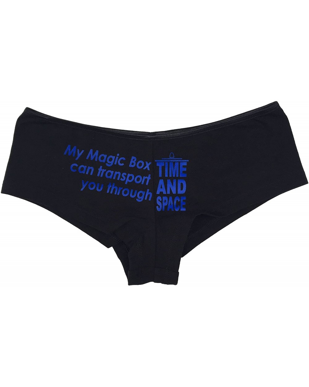 My Magic Box Boyshort Panties Geek Underwear Black - CU128KIAK8V $28.85 Panties