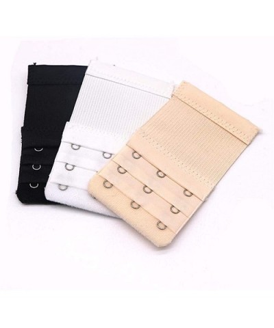 5Pc Bra Extenders Strap Buckle Extension 3 RowsHooks Clasp Straps Extender Sewing Tool Intimates Accessories - 5pcs9 - C519DU...