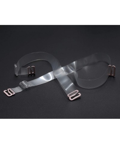 Invisible Clear Bra Strap Non-Slip Adjustable Bra Strap Soft Transparent Shoulder Strap 3 Pairs - 18mm Width - C9190GDRLID $1...