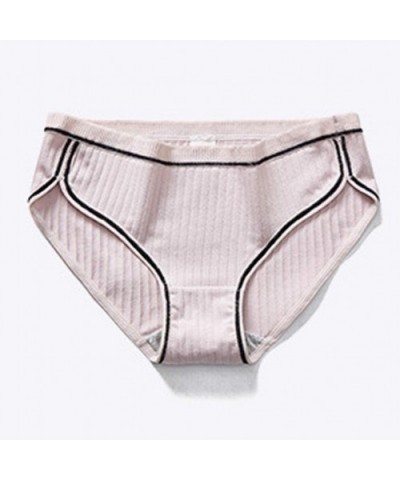 Women's Cotton Stretch Underwear Briefs Soft Mid Rise Ladies Hipster Panties - Beige - CA18AGQC673 $13.27 Bottoms