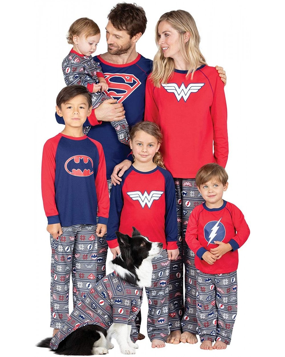 Justice League Family Pajama Sets- Red/Gray - Toddlers - C218ORQ80ZN $47.91 Sets