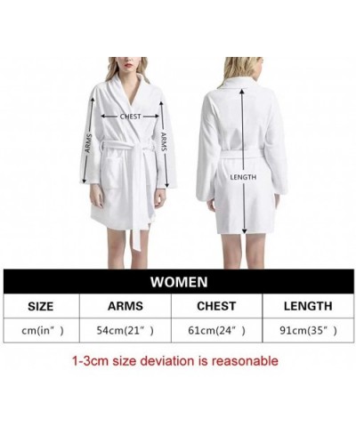 Women Bathrobe with Pockets Sleepwear Long Sleeve Lightweight Pajama Nightgown - Sloth Green - C01976KI0RY $77.90 Robes