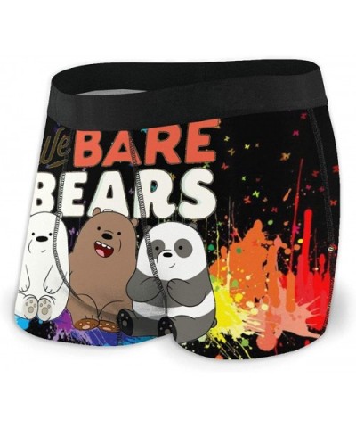 We Bare Bears Mens Boxer Briefs- Boxer Brief Underpants Underwear - 1 - CU19CYDK8R5 $34.15 Boxer Briefs