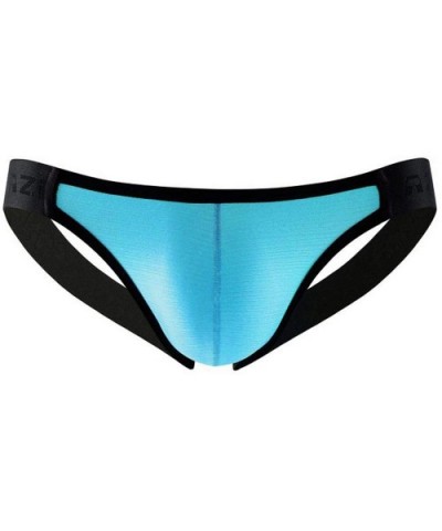 G Strings Men Sexy Thongs Jockss Underwear Cuecas Tanga Open Briefs G-Strings Smooth Underpants - Sky Blue - C8198OU7777 $44....