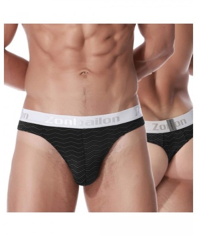 Male Thong -Mens G String- Mens Thongs Underwear Sexy G-String T-Back Undie Butt-Flaunting - Black - C518N8DMEEC $18.76 G-Str...