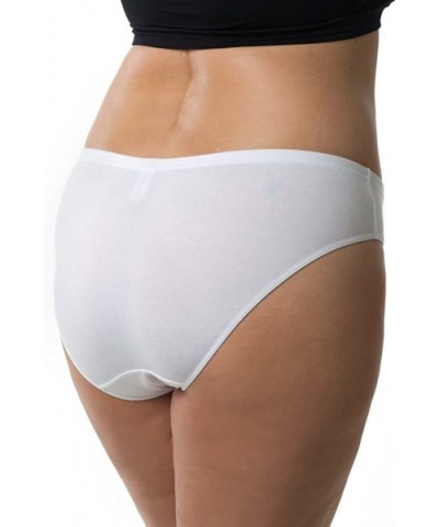 Pretty Plus Size Hi-Cut Brief for Women 142779x - White - CM12B037PPZ $12.84 Panties