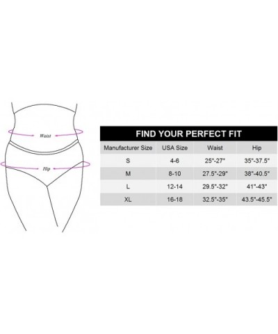 Womens Bikini Panties Seamless Underwear- Soft Stretch Cheekini Hipster Briefs 6 Pack - Assorted - CU18L6OLMW2 $28.46 Panties