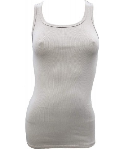 Women's Charlie Rib Racerback Tank - PJ2006 - Clay - CI1903TGQ8S $67.38 Tops