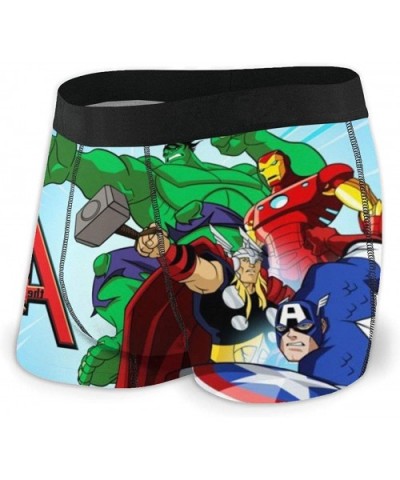 Avengers Iron-Man Spider-Man Captain America Boxer Briefs Mens Underwear Underpants Short Pants - Avengers Iron-man Spider-ma...