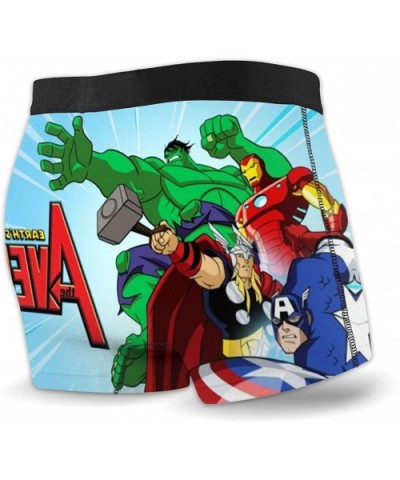 Avengers Iron-Man Spider-Man Captain America Boxer Briefs Mens Underwear Underpants Short Pants - Avengers Iron-man Spider-ma...