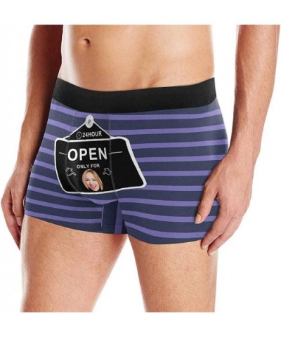 Men's All-Over Print Boxer Briefs Skull Jolly Roger Pirate Flag Black Skeleton - Multi 9 - C119085OW80 $41.42 Boxer Briefs