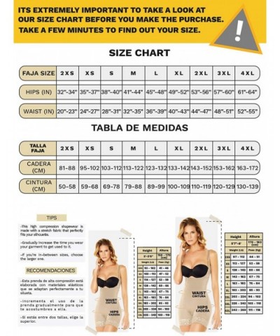 002381 Shapewear Bodysuit Shorts | Fajas Colombianas Reductoras - Beige - CN12I3ESHHJ $77.34 Shapewear