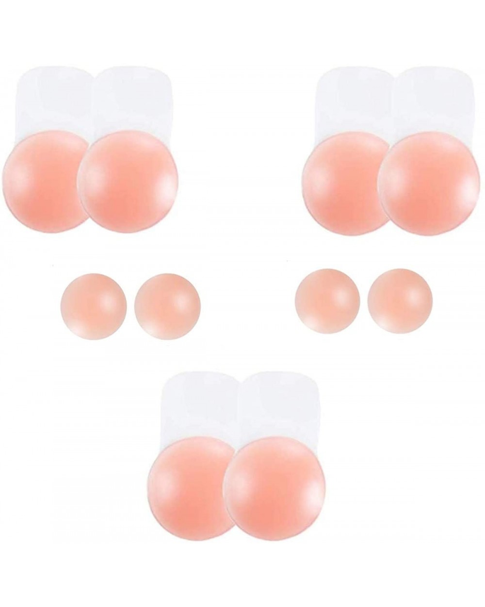 Lift Nipple Cover Pasties Adhesive Silicone Reusable Breast for Women - CX18IWOEOZL $29.45 Accessories